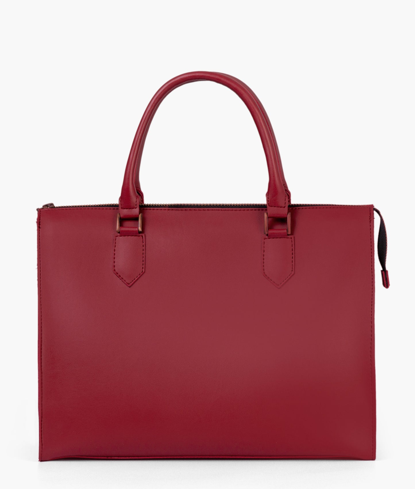 Red workplace handbag