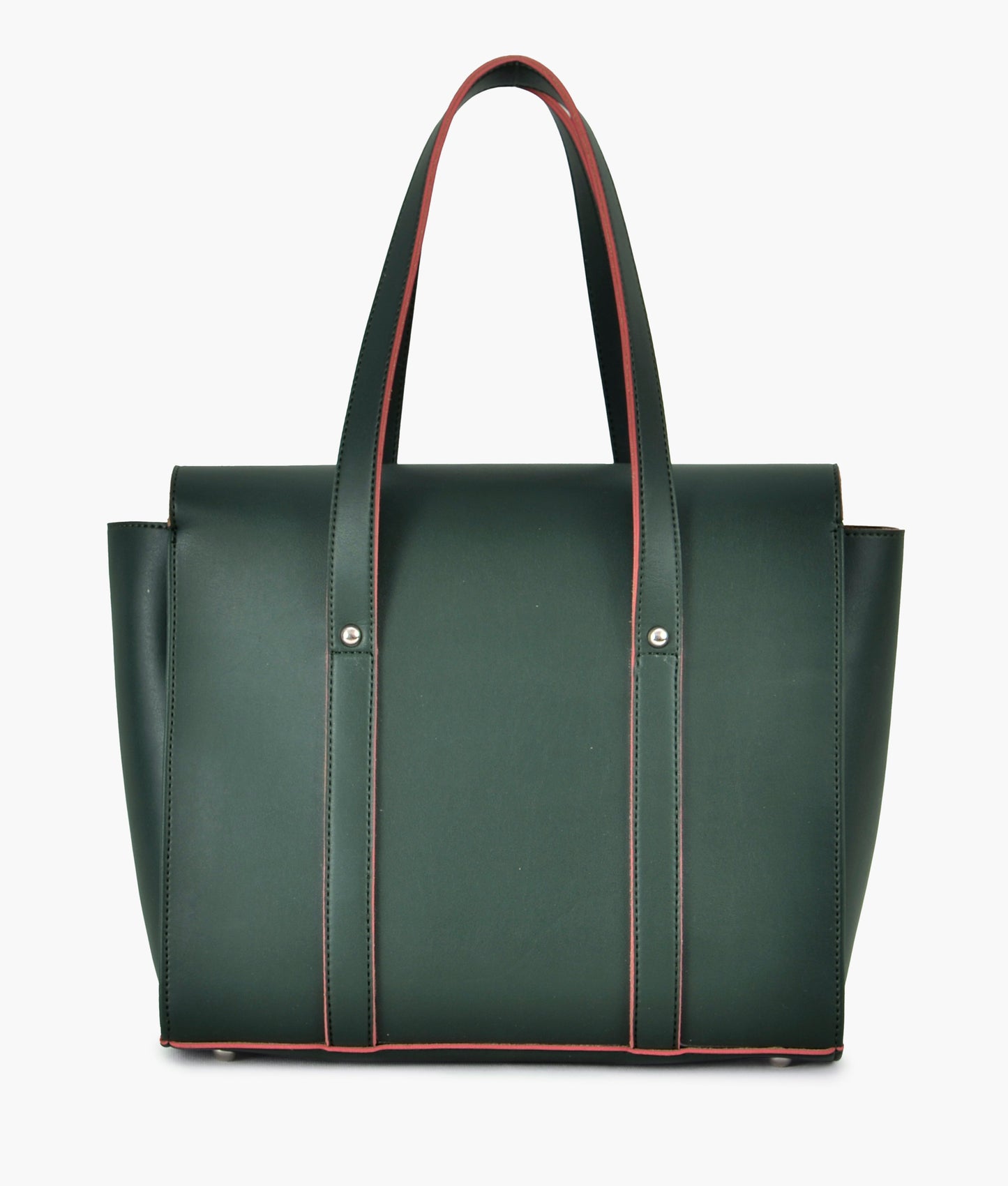 Army green carry-all satchel bag
