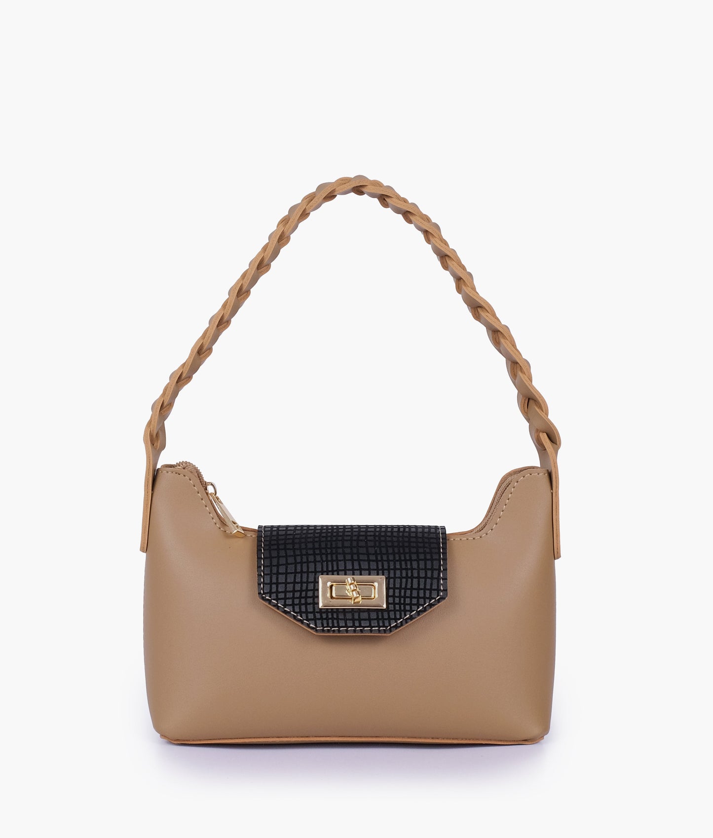 Coffee purse with braided strap