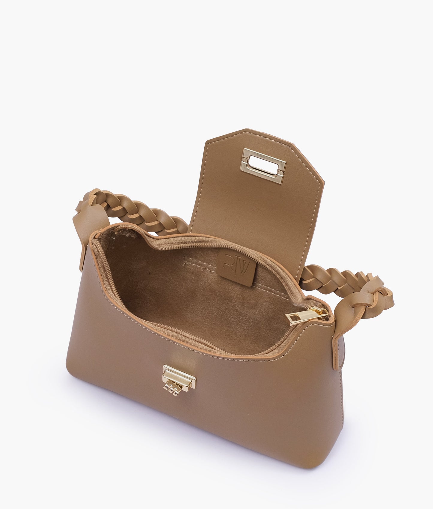 Coffee purse with braided strap