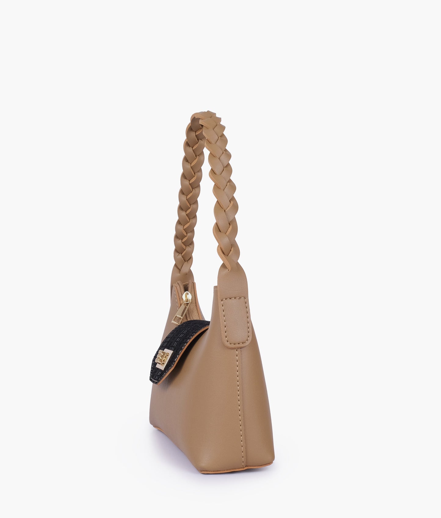 Coffee purse with braided strap