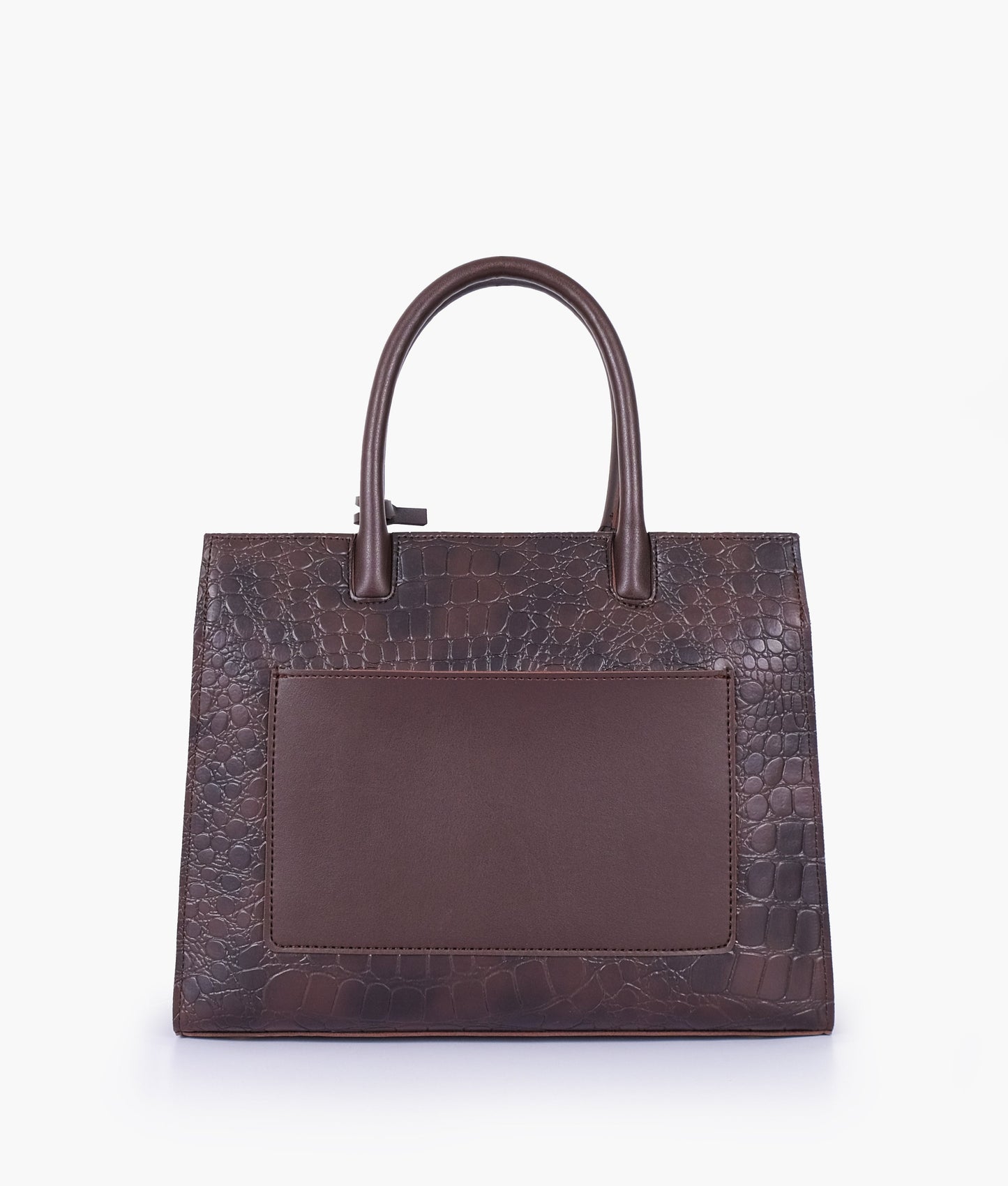 Dark purple crocodile vintage handbag