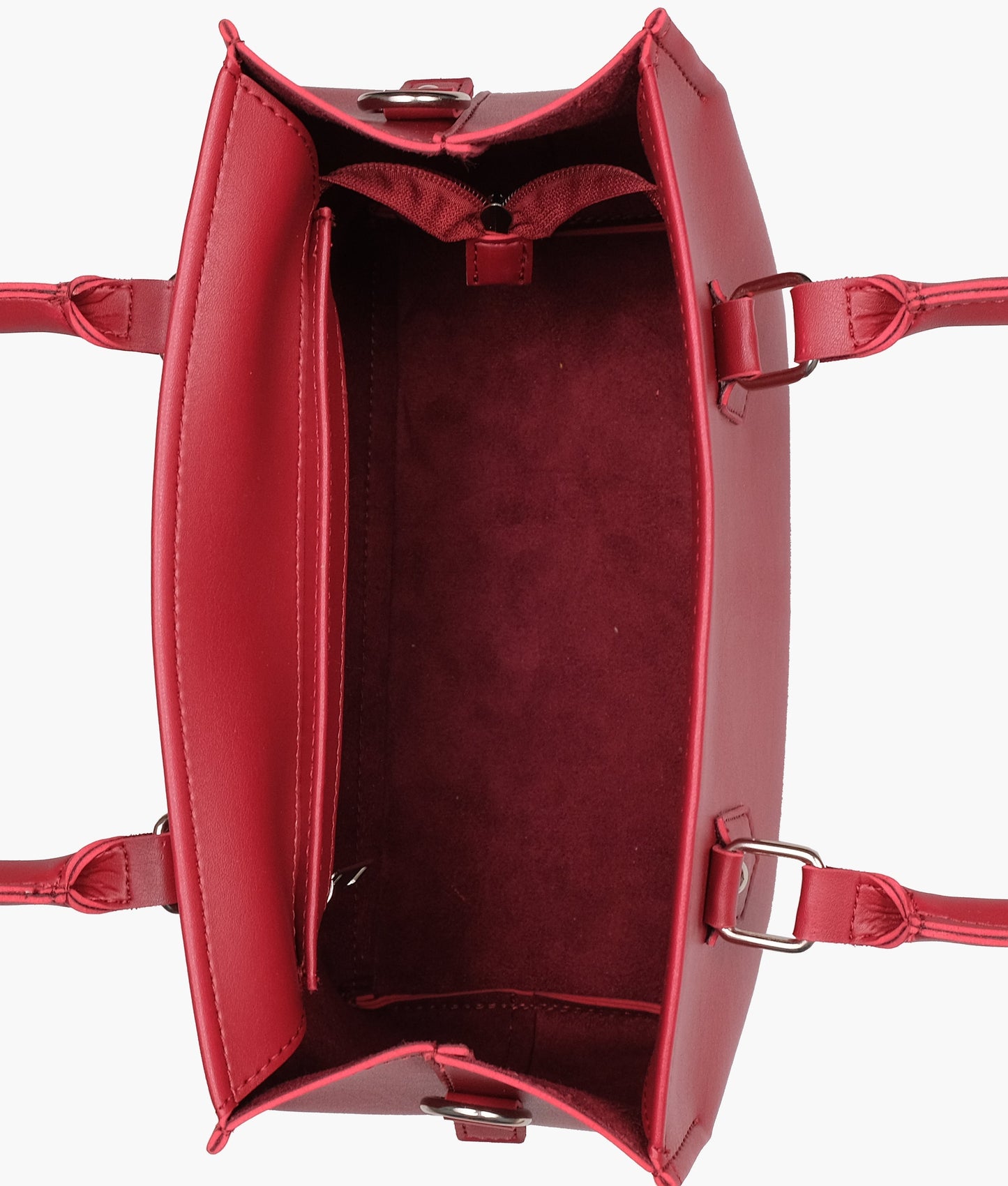 Red small satchel bag