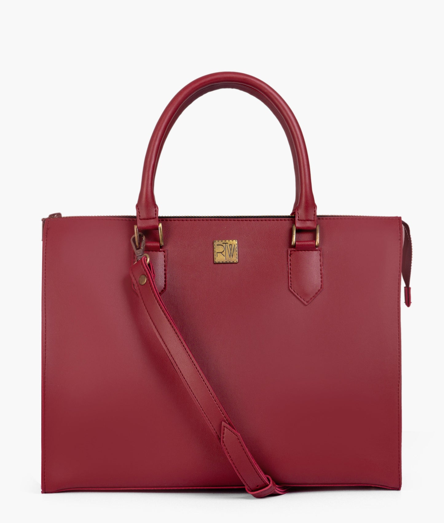 Red workplace handbag