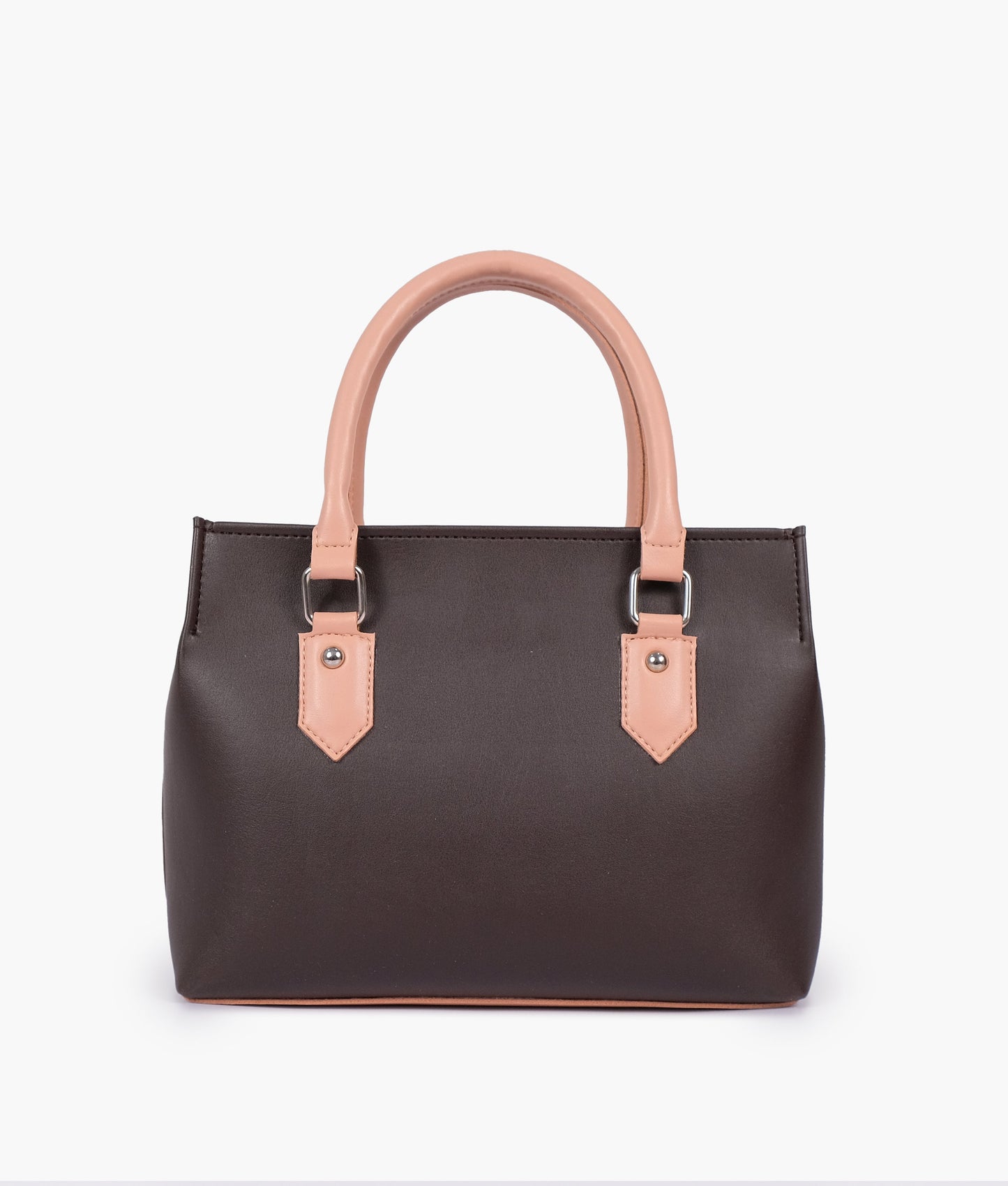 Dark brown small satchel bag