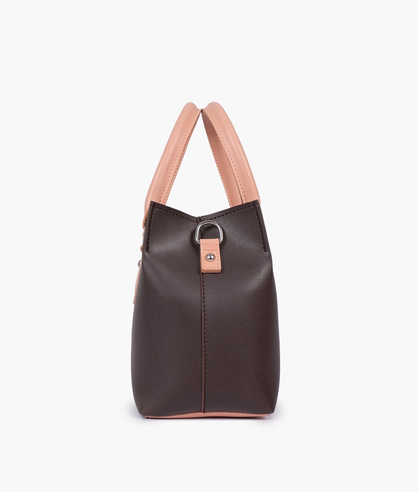 Dark brown small satchel bag