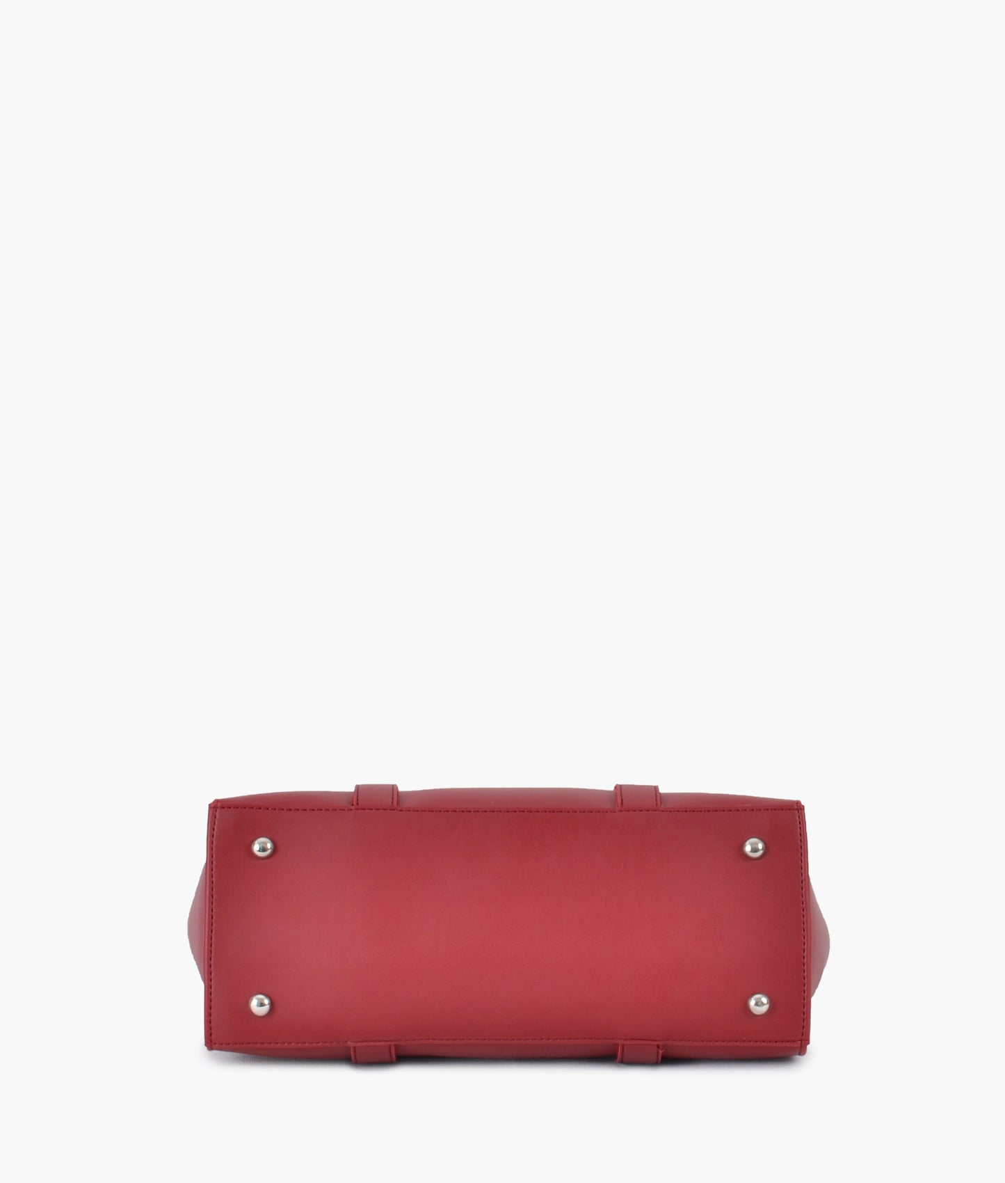 Red carry-all satchel bag