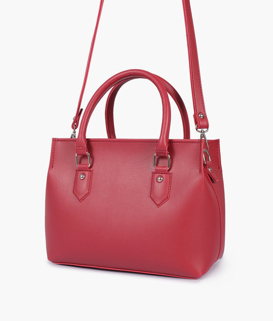 Red small satchel bag