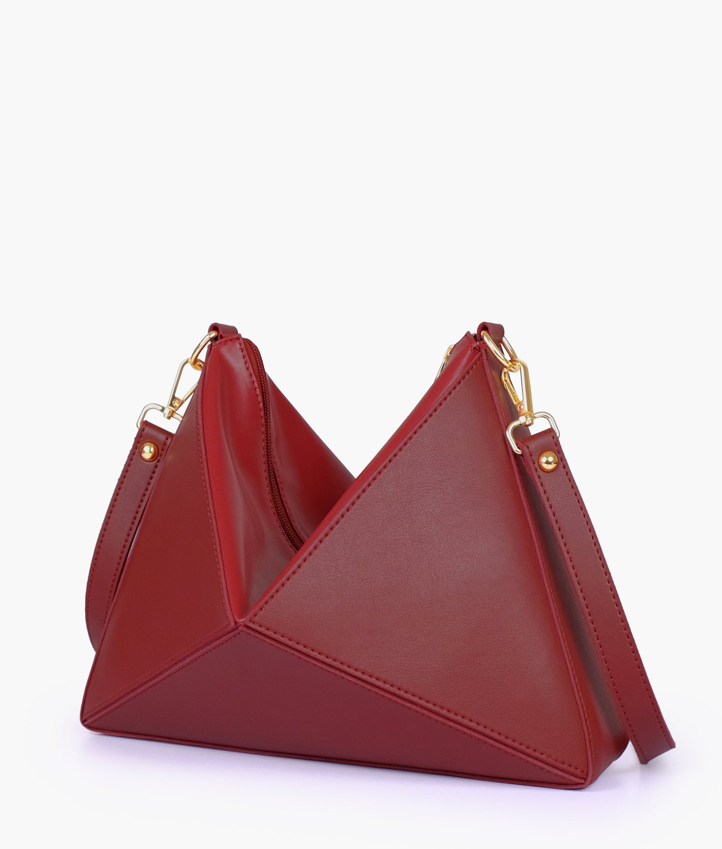 Red triangle flex bag