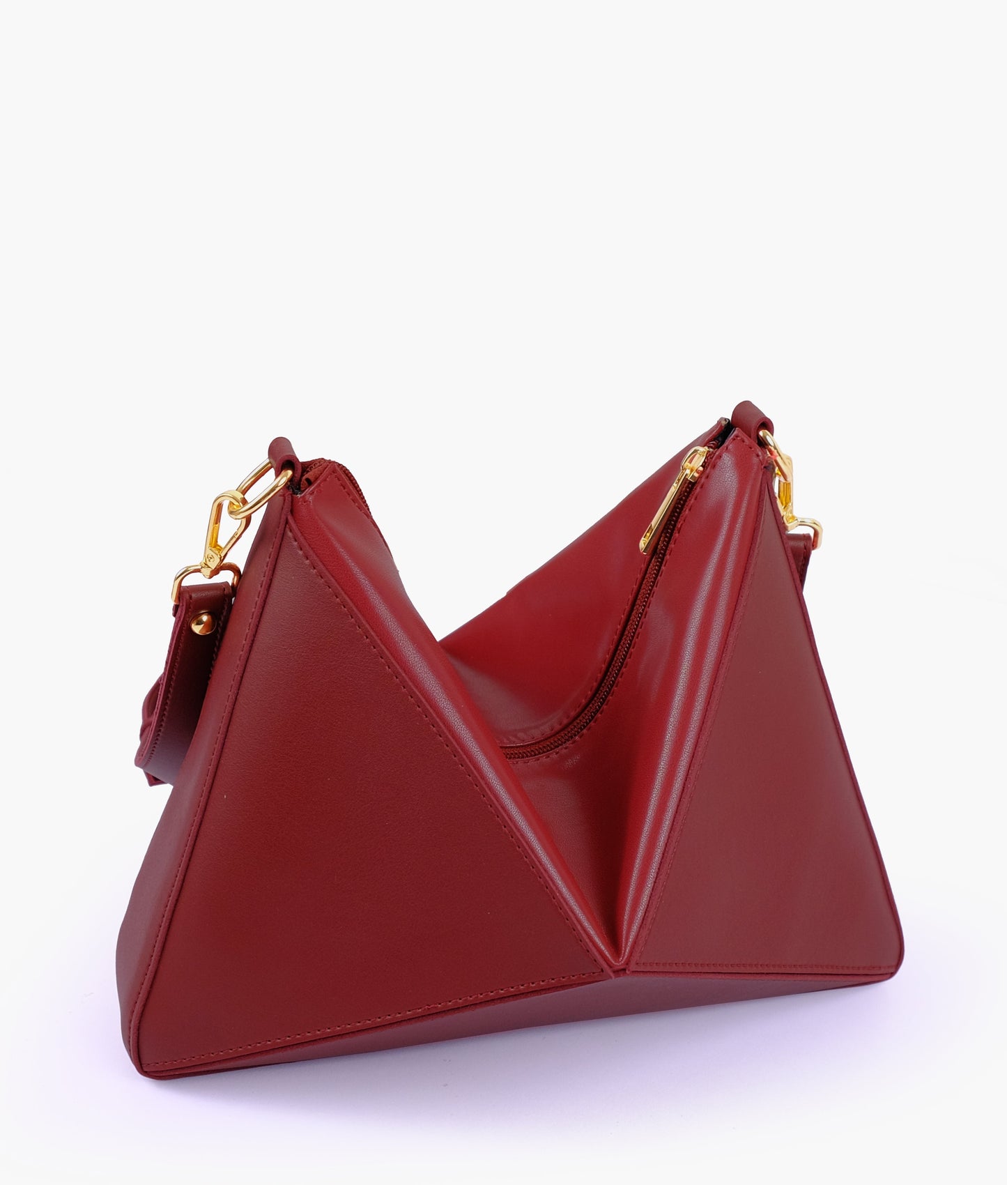 Red triangle flex bag